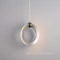 Vertical ring 360° luminous led small pendant light
